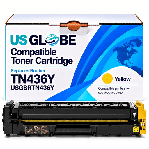 US Globe USGBRTN436Y Yellow Compatible Toner Cartridge (Replaces Brother TN436Y)