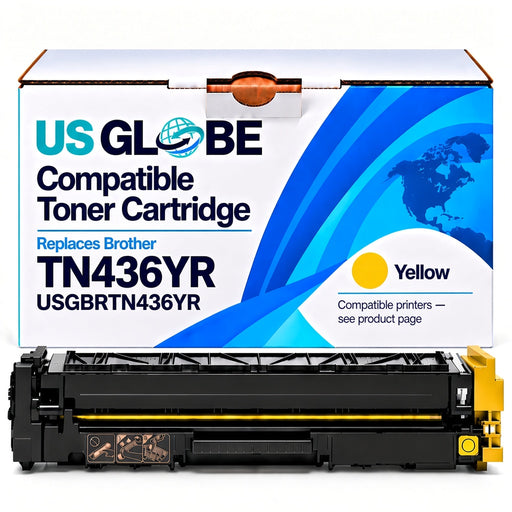 US Globe USGBRTN436YR Yellow Compatible Toner Cartridge (Replaces Brother TN436YR)