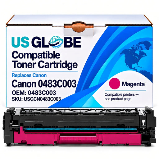 US Globe USGCN0483C003 Magenta Compatible Toner Cartridge (Replaces Canon 0483C003)