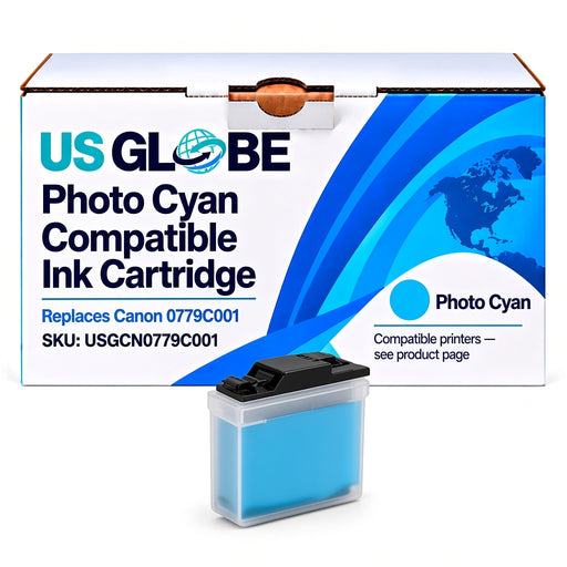 US Globe USGCN0779C001 Photo Cyan Compatible Ink Cartridge (Replaces Canon 0779C001)