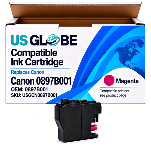 US Globe USGCN0897B001 Magenta Compatible Ink Cartridge (Replaces Canon 0897B001)