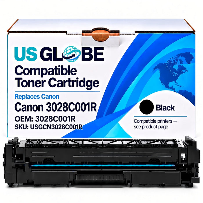 US Globe USGCN3028C001R Black Compatible Toner Cartridge (Replaces Canon 3028C001R)