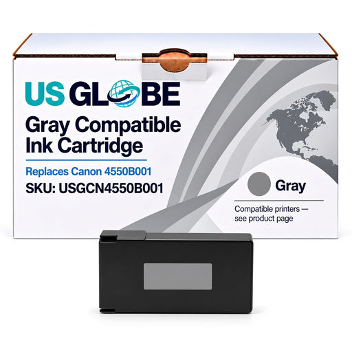 US Globe USGCN4550B001 Gray Compatible Ink Cartridge (Replaces Canon 4550B001)
