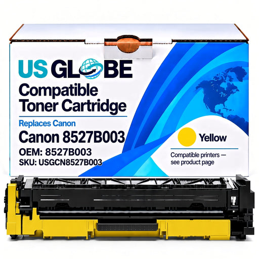 US Globe USGCN8527B003 Yellow Compatible Toner Cartridge (Replaces Canon 8527B003)