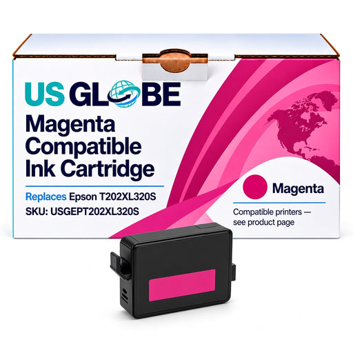 US Globe USGEPT202XL320S Magenta Compatible Ink Cartridge (Replaces Epson T202XL320S)