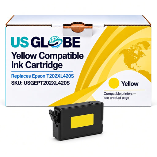 US Globe USGEPT202XL420S Yellow Compatible Ink Cartridge (Replaces Epson T202XL420S)