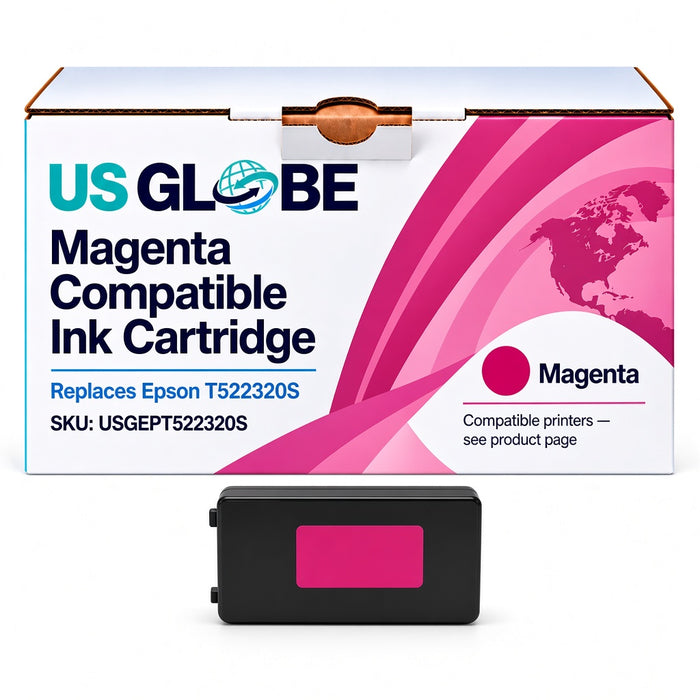 US Globe USGEPT522320S Magenta Compatible Ink Cartridge (Replaces Epson T522320S)