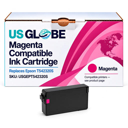 US Globe USGEPT542320S Magenta Compatible Ink Cartridge (Replaces Epson T542320S)