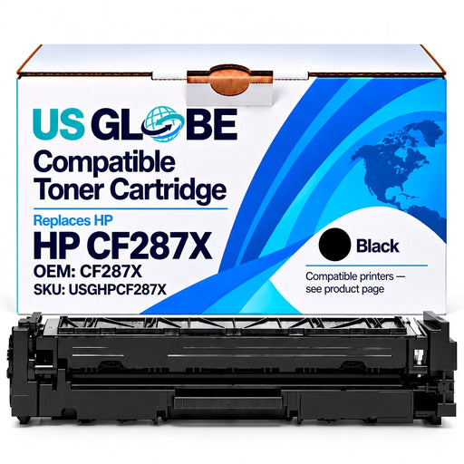 US Globe USGHPCF287X Black Compatible Toner Cartridge (Replaces HP CF287X)