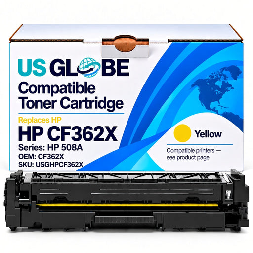 US Globe USGHPCF362X Yellow Compatible Toner Cartridge (Replaces HP CF362X)