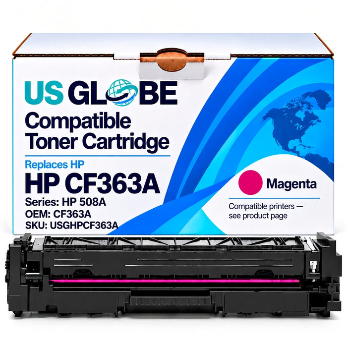 US Globe USGHPCF363A Magenta Compatible Toner Cartridge (Replaces HP CF363A)