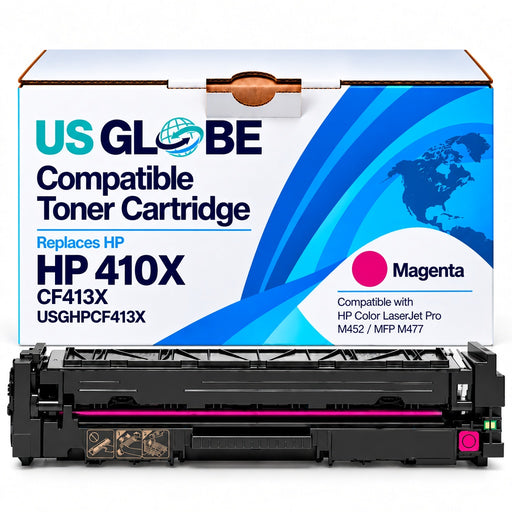 US Globe USGHPCF413X Magenta Compatible Toner Cartridge (Replaces HP CF413X)