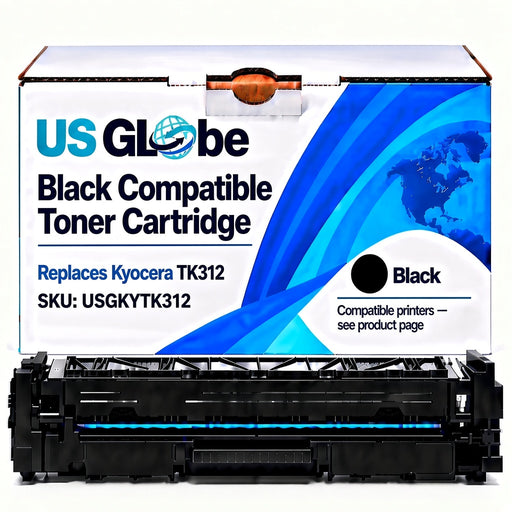 US Globe USGKYTK312 Black Compatible Toner Cartridge (Replaces Kyocera TK312)