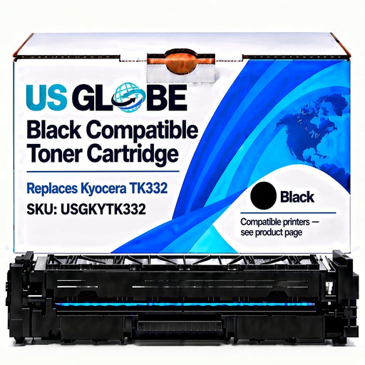 US Globe USGKYTK332 Black Compatible Toner Cartridge (Replaces Kyocera TK332)