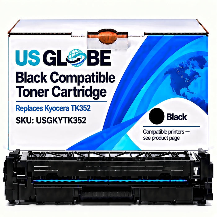 US Globe USGKYTK352 Black Compatible Toner Cartridge (Replaces Kyocera TK352)