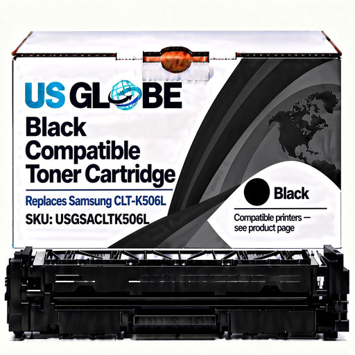 US Globe USGSACLTK506L Black Compatible Toner Cartridge (Replaces Samsung CLT-K506L)