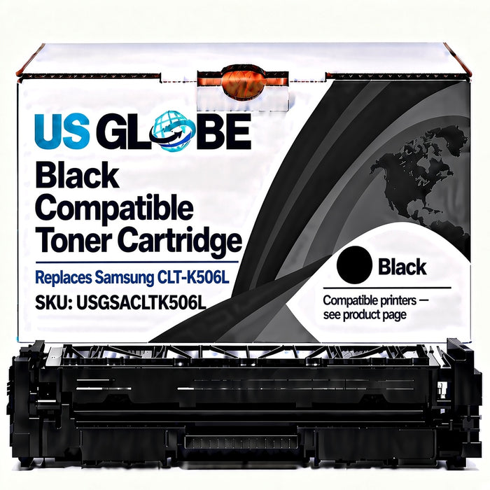 US Globe USGSACLTK506L Black Compatible Toner Cartridge (Replaces Samsung CLT-K506L)
