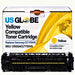 US Globe USGSACLTY504S Yellow Compatible Toner Cartridge (Replaces Samsung CLT-Y504S)
