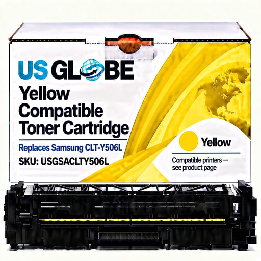 US Globe USGSACLTY506L Yellow Compatible Toner Cartridge (Replaces Samsung CLT-Y506L)