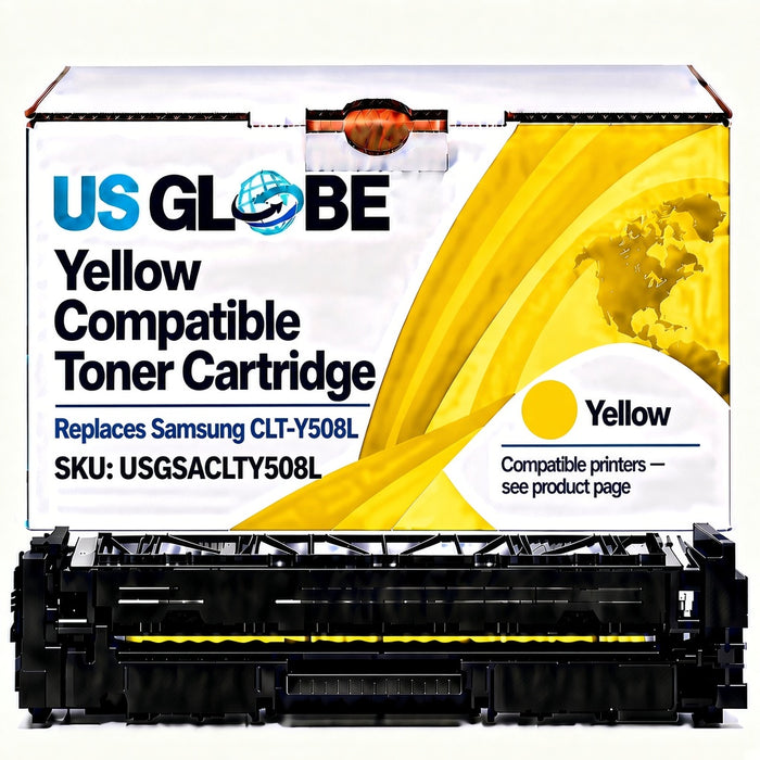 US Globe USGSACLTY508L Yellow Compatible Toner Cartridge (Replaces Samsung CLT-Y508L)