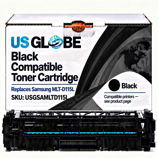 US Globe USGSAMLTD115L Black Compatible Toner Cartridge (Replaces Samsung MLT-D115L)