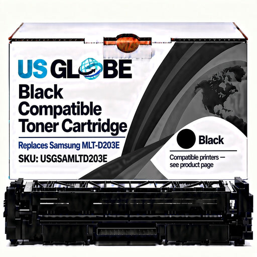 US Globe USGSAMLTD203E Black Compatible Toner Cartridge (Replaces Samsung MLT-D203E)