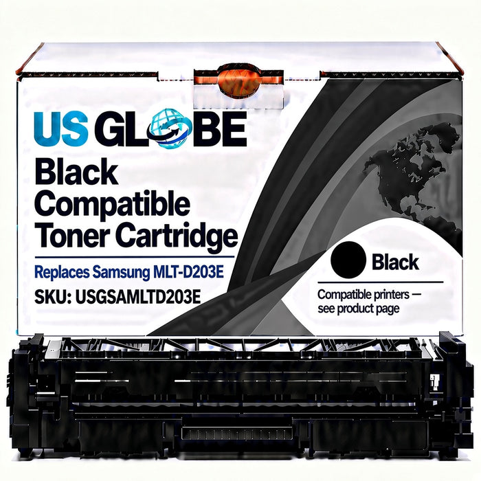 US Globe USGSAMLTD203E Black Compatible Toner Cartridge (Replaces Samsung MLT-D203E)