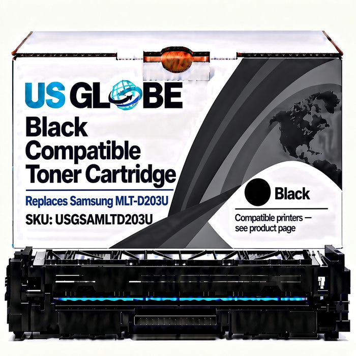 US Globe USGSAMLTD203U Black Compatible Toner Cartridge (Replaces Samsung MLT-D203U)
