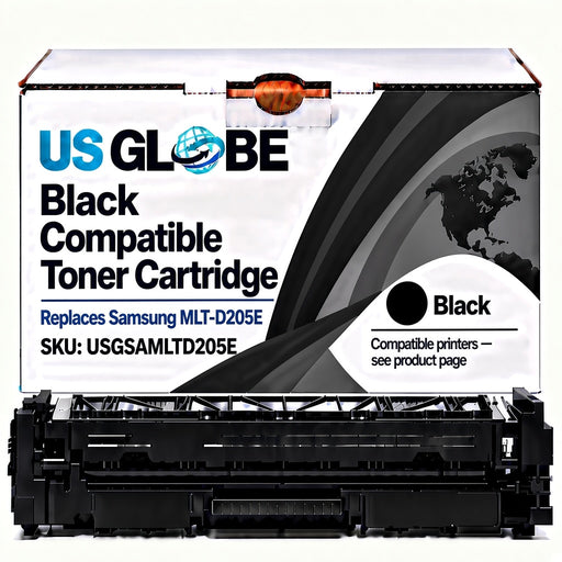US Globe USGSAMLTD205E Black Compatible Toner Cartridge (Replaces Samsung MLT-D205E)