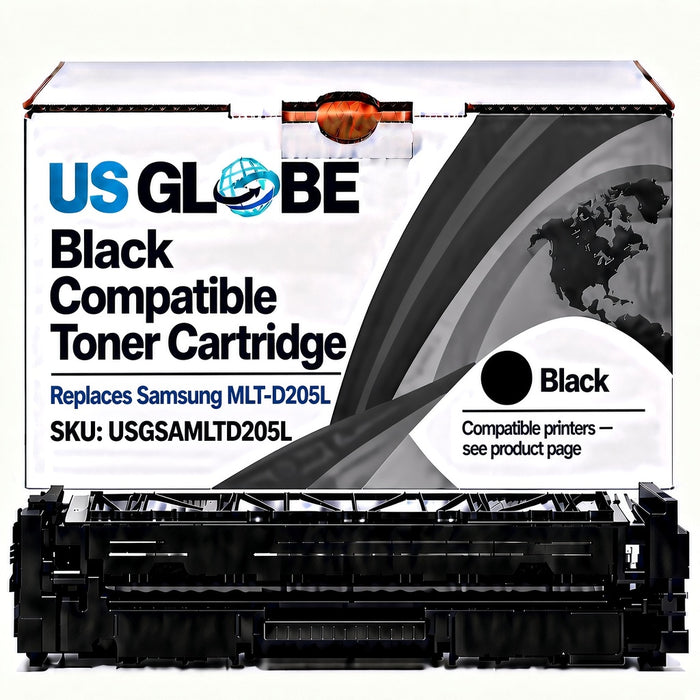 US Globe USGSAMLTD205L Black Compatible Toner Cartridge (Replaces Samsung MLT-D205L)