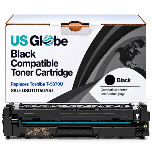 US Globe USGTOT5070U Black Compatible Toner Cartridge (Replaces Toshiba T-5070U)