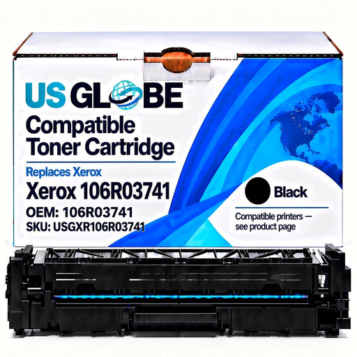 US Globe USGXR106R03741 Black Compatible Toner Cartridge (Replaces Xerox 106R03741)