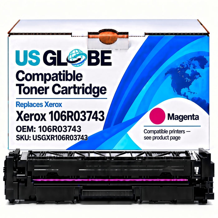 US Globe USGXR106R03743 Magenta Compatible Toner Cartridge (Replaces Xerox 106R03743)