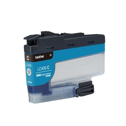 Brother LC406CS Cyan Standard-Yield INKvestment Tank Ink Cartridge
