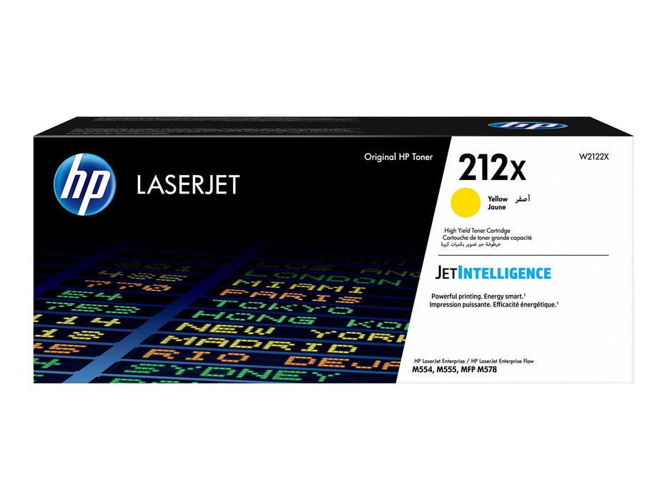HP W2122X Yellow High Yield Toner Cartridge