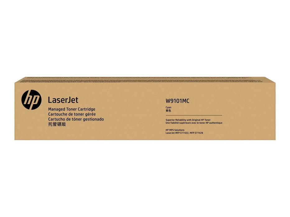HP W9101MC Cyan Managed Toner Cartridge