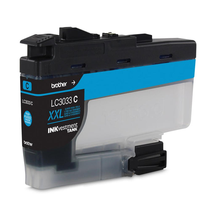 Brother LC3033CS Cyan Super High-Yield INKvestment Tank Original Ink Cartridge