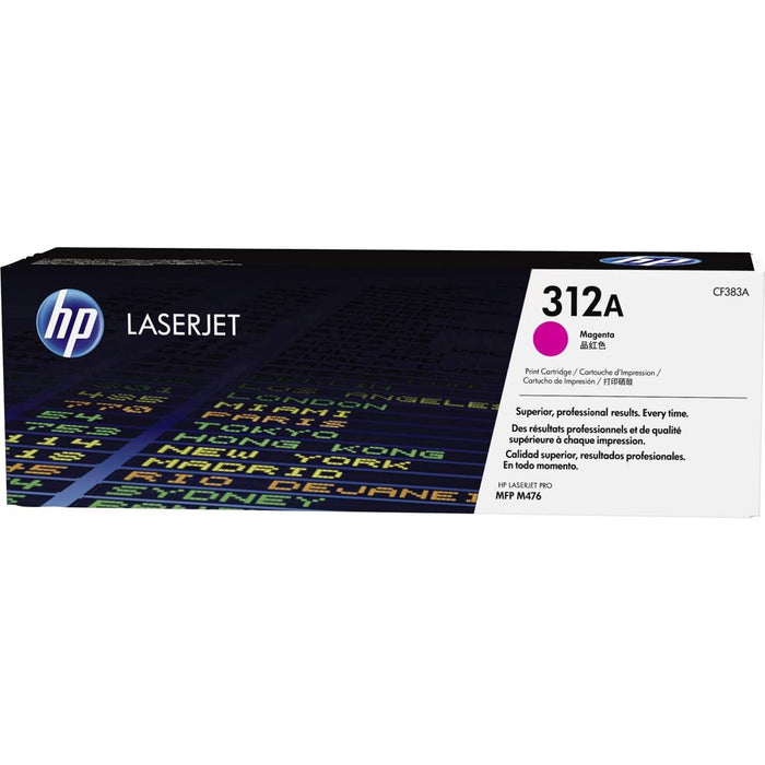 HP 312A CF383A Magenta Standard Yield Original LaserJet Toner Cartridge