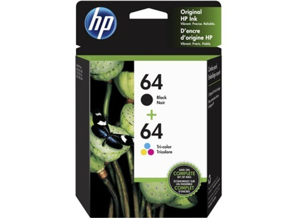HP X4D92AN Black / Color Ink Cartridge Combo Pack