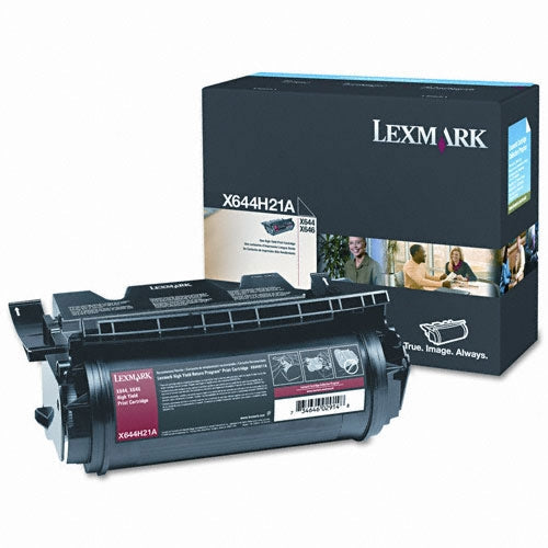 Lexmark X644H21A Black High Yield Toner Cartridge