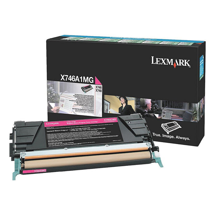 Lexmark X746A1MG Magenta Return Program Toner Cartridge