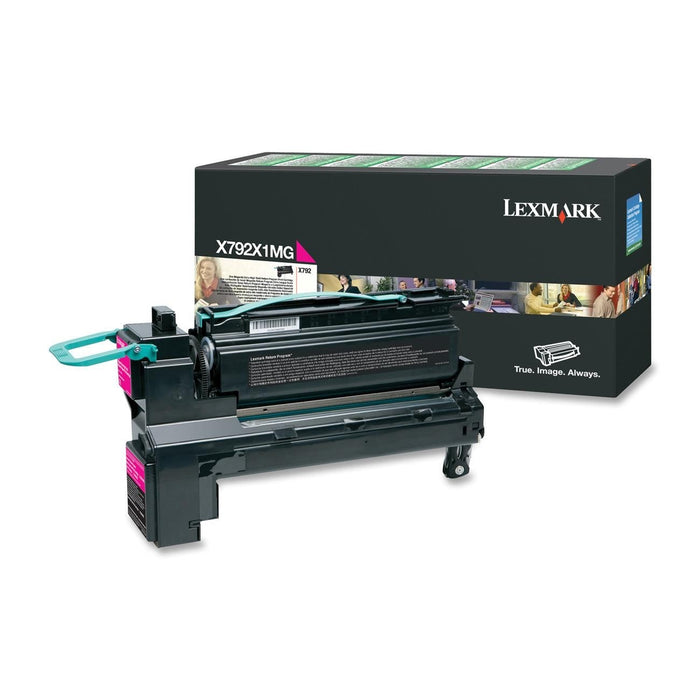 Lexmark X792X1MG Magenta Extra High Yield Return Program Toner Cartridge