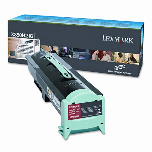 Lexmark X850H21G Black High Yield Toner Cartridge