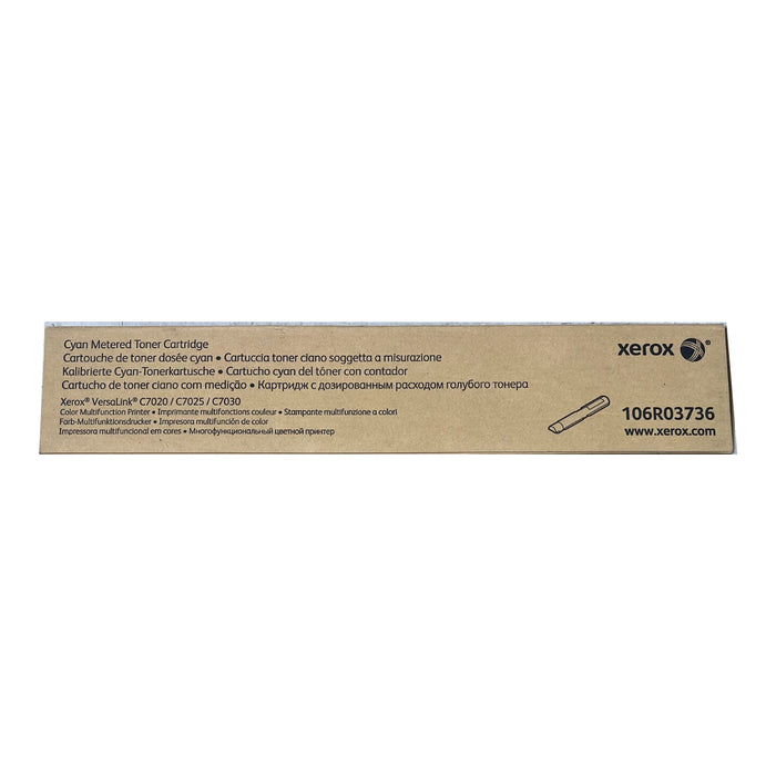 Xerox 106R03736 cyan genuine toner cartridge