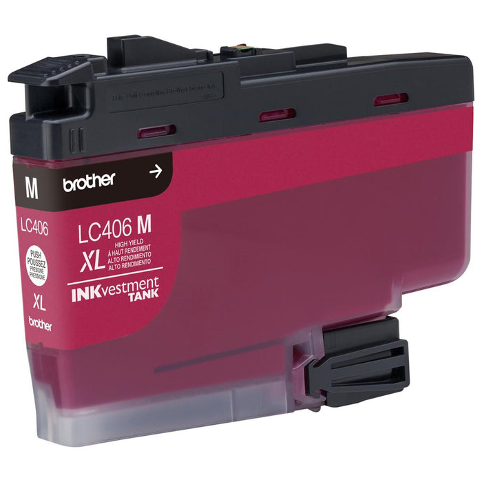 Brother LC406XLMS High-Yield Magenta INKvestment Tank Ink Cartridge — 5,000 Pages